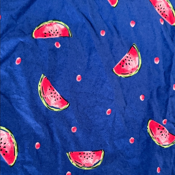 Trendy Blue Watermelon Print Casual Shirt - Picture 5 of 5